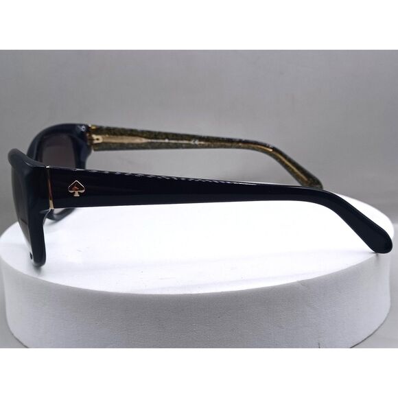 Kate Spade New York Johanna/S 53-17-135 Black and Gold Square Frame Sunglasses - Picture 5 of 16